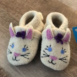 Bunny Boiled Wool Slippers